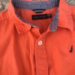Beautiful boys Nautica Button Down, worn once !